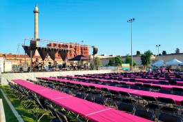 Escenari de festa major Llimona disseny gràfic i desenvolupament web